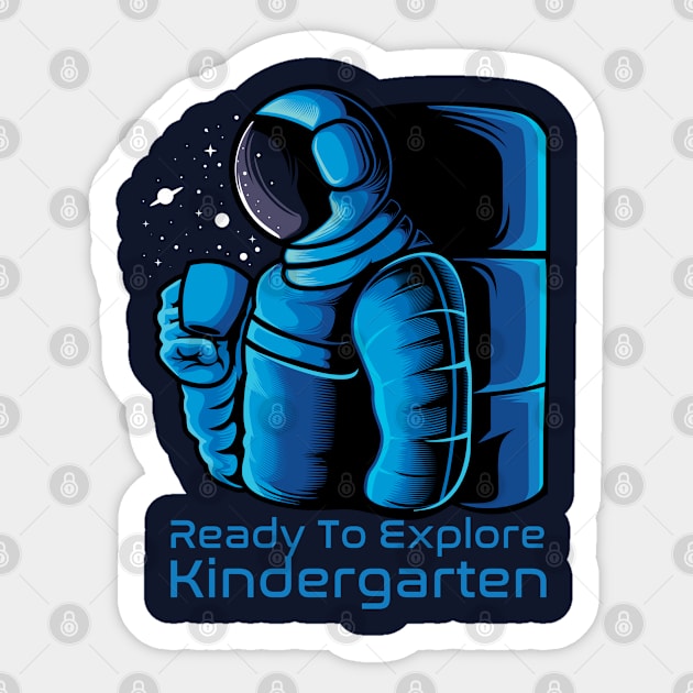 Ready To Explore Kindergarten Sticker by Myartstor 